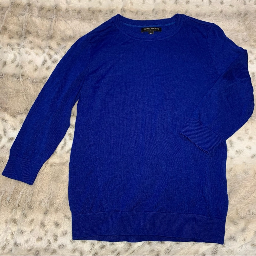 Banana Republic | Royal blue crew neck sweater